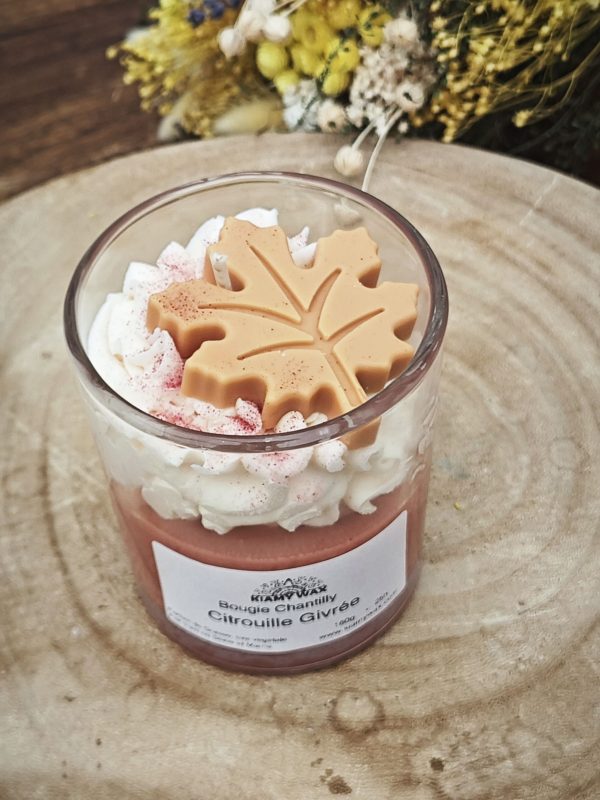 Bougie Chantilly I Citrouille Givrée