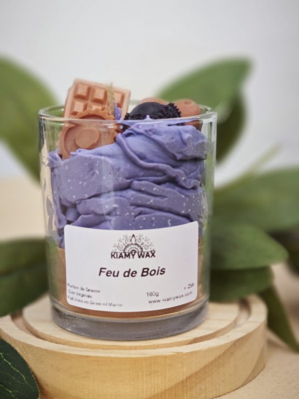 Bougie Chantilly I Feu de Bois – Image 2