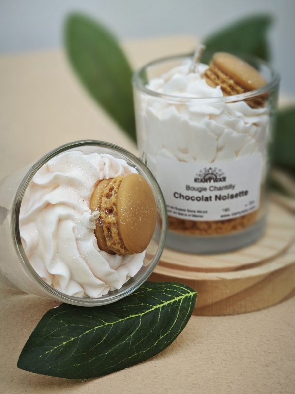 Bougie Chantilly I Chocolat Noisettes