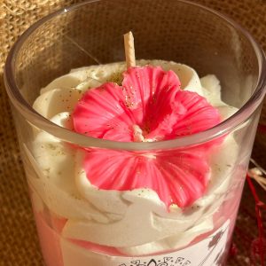 bougie gourmand hibiscus